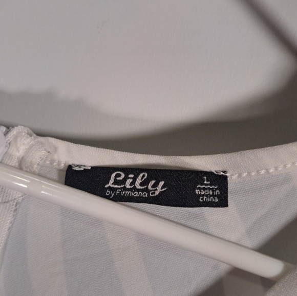 LILY by Firmiana Jumpsut with wide leg size large - Picture 4 of 7